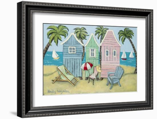 At The Beach II-null-Framed Art Print