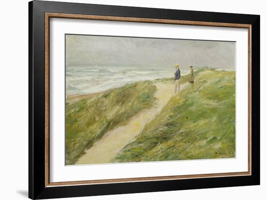 At the Beach of Katwijk, C. 1909-Max Liebermann-Framed Giclee Print