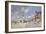 At the Beach of Trouville, 1870-Claude Monet-Framed Giclee Print