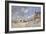 At the Beach of Trouville, 1870-Claude Monet-Framed Giclee Print