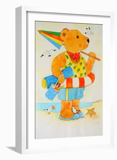 At the Beach/ Summer-Christian Kaempf-Framed Giclee Print