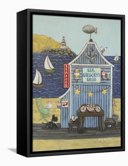 At the Beach V-Holly Wojahn-Framed Stretched Canvas