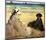 At the Beach-Edouard Manet-Mounted Giclee Print