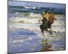 At The Beach-Edward Henry Potthast-Mounted Art Print