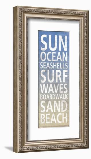 At The Beach-Sparx Studio-Framed Art Print