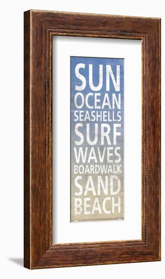 At The Beach-Sparx Studio-Framed Art Print