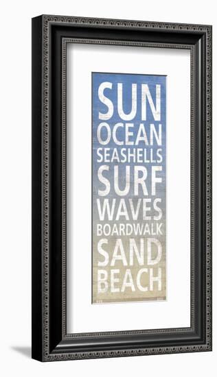 At The Beach-Sparx Studio-Framed Art Print