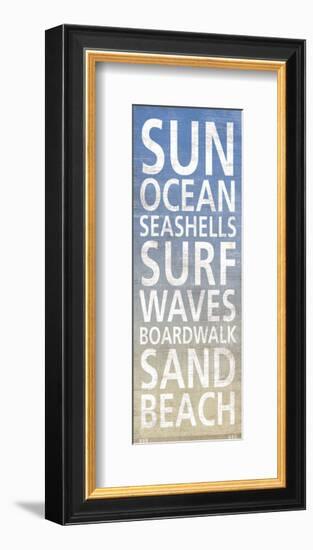 At The Beach-Sparx Studio-Framed Art Print