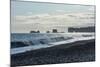 At the Black Sandy Beach of Reynisfjara-Catharina Lux-Mounted Photographic Print