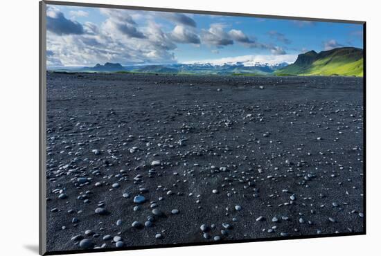 At the Black Sandy Beach of Reynisfjara-Catharina Lux-Mounted Photographic Print