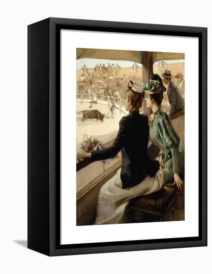 At The Bullfight-Albert		 Lynch-Framed Premier Image Canvas