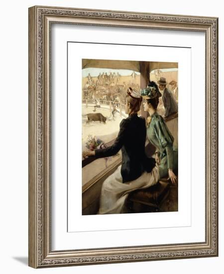 At The Bullfight-Albert		 Lynch-Framed Giclee Print