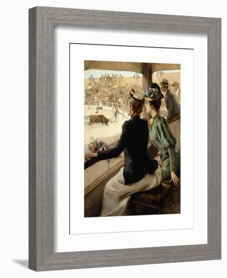 At The Bullfight-Albert		 Lynch-Framed Giclee Print