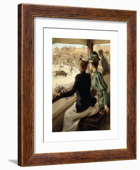 At The Bullfight-Albert		 Lynch-Framed Giclee Print