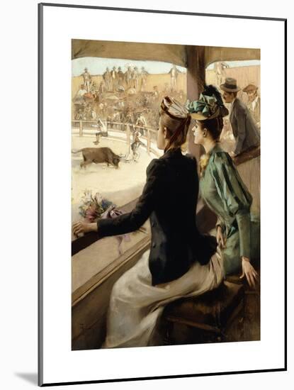 At The Bullfight-Albert		 Lynch-Mounted Giclee Print