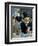 At the Caf‚-Edouard Manet-Framed Giclee Print