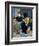 At the Caf‚-Edouard Manet-Framed Giclee Print