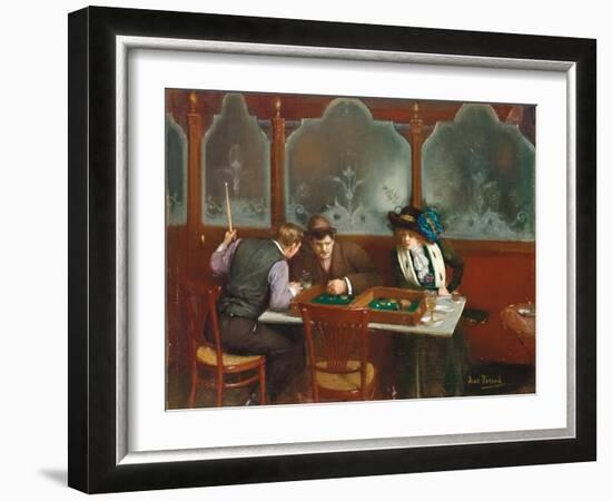 At the Cafe; Au Cafe, 1909-Jean Beraud-Framed Giclee Print
