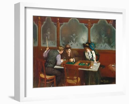 At the Cafe; Au Cafe, 1909-Jean Beraud-Framed Giclee Print