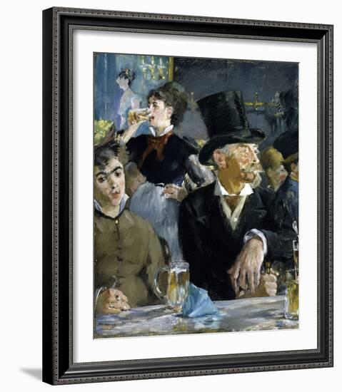 At the Cafe, c. 1879-Edouard Manet-Framed Giclee Print