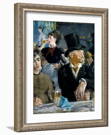 At the Cafe, C.1879-Edouard Manet-Framed Giclee Print