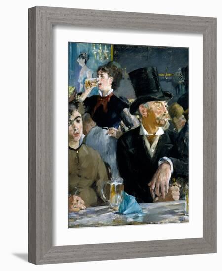 At the Cafe, C.1879-Edouard Manet-Framed Giclee Print