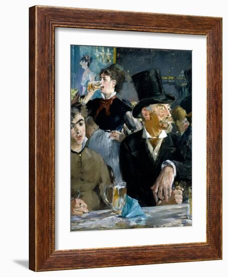 At the Cafe, C.1879-Edouard Manet-Framed Giclee Print