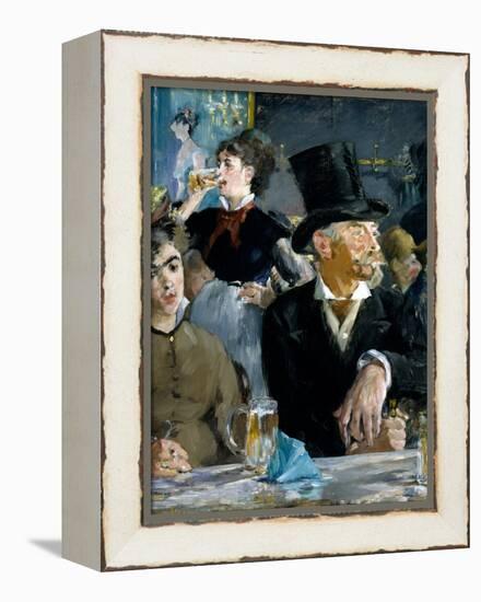 At the Cafe, C.1879-Edouard Manet-Framed Premier Image Canvas