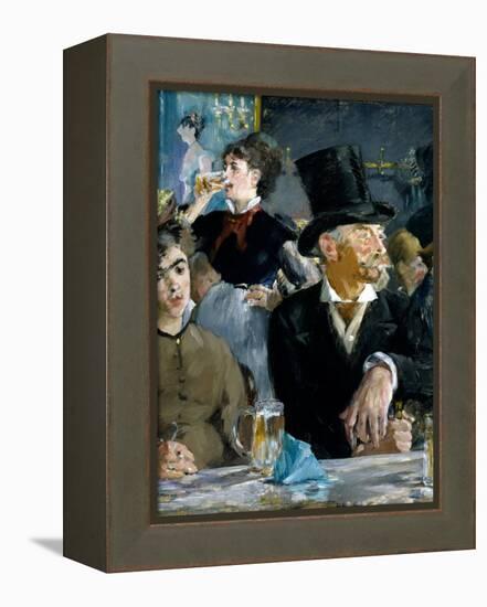 At the Cafe, C.1879-Edouard Manet-Framed Premier Image Canvas