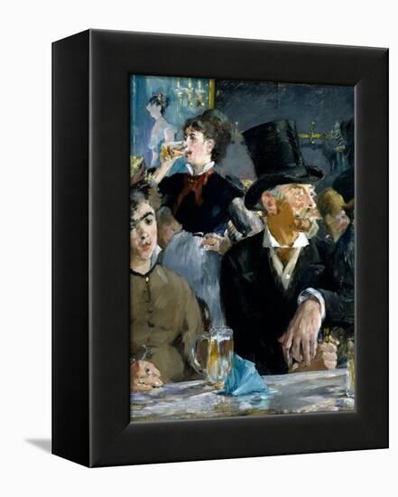 At the Cafe, C.1879-Edouard Manet-Framed Premier Image Canvas