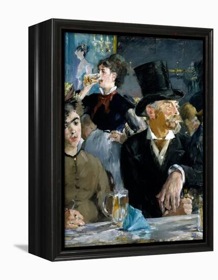 At the Cafe, C.1879-Edouard Manet-Framed Premier Image Canvas