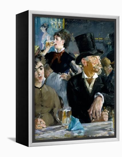 At the Cafe, C.1879-Edouard Manet-Framed Premier Image Canvas