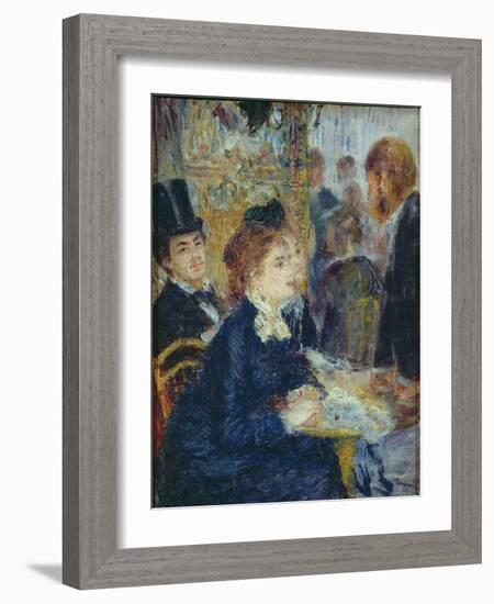 At the Cafe, circa 1877-Pierre-Auguste Renoir-Framed Giclee Print