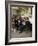 At the Cafe De La Paix-Georges Croegaert-Framed Giclee Print
