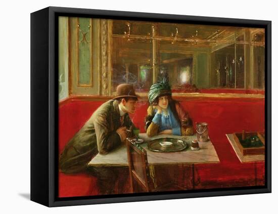 At the Cafe-Jean Béraud-Framed Premier Image Canvas