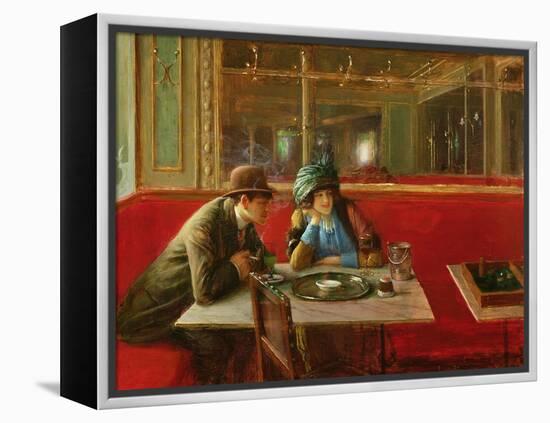 At the Cafe-Jean Béraud-Framed Premier Image Canvas