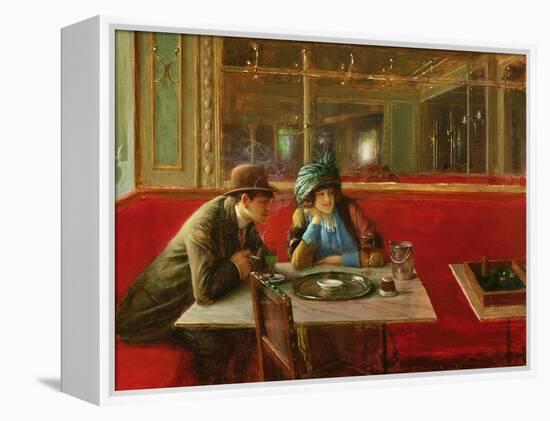 At the Cafe-Jean Béraud-Framed Premier Image Canvas