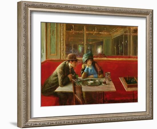 At the Cafe-Jean Béraud-Framed Giclee Print