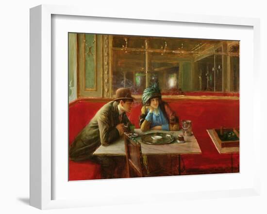 At the Cafe-Jean Béraud-Framed Giclee Print