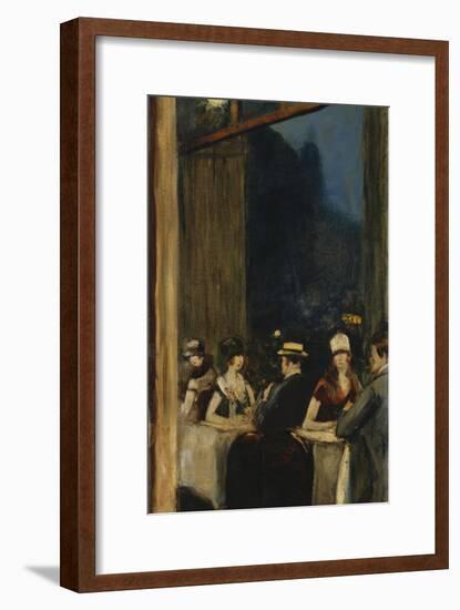 At the Cafe-Lesser Ury-Framed Premium Giclee Print