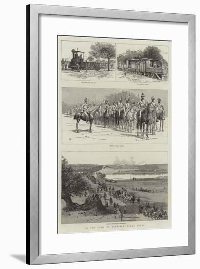 At the Camp of Exercise, Delhi, India-Frank Dadd-Framed Giclee Print