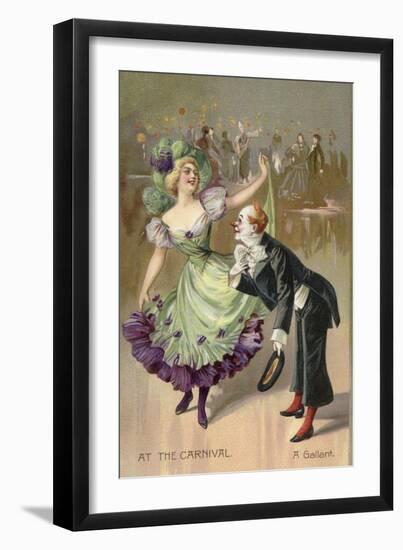 At the Carnival, a Gallant-null-Framed Giclee Print