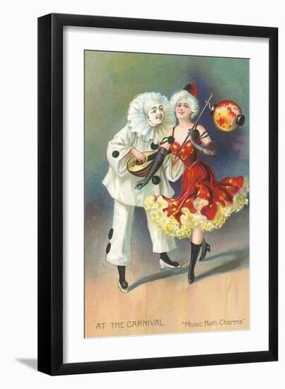 At the Carnival, Music Hath Charms-null-Framed Art Print