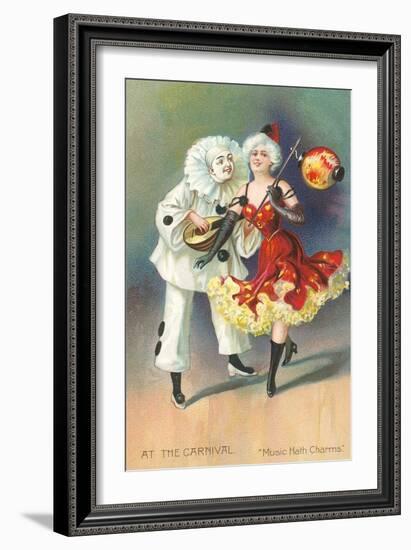 At the Carnival, Music Hath Charms-null-Framed Art Print