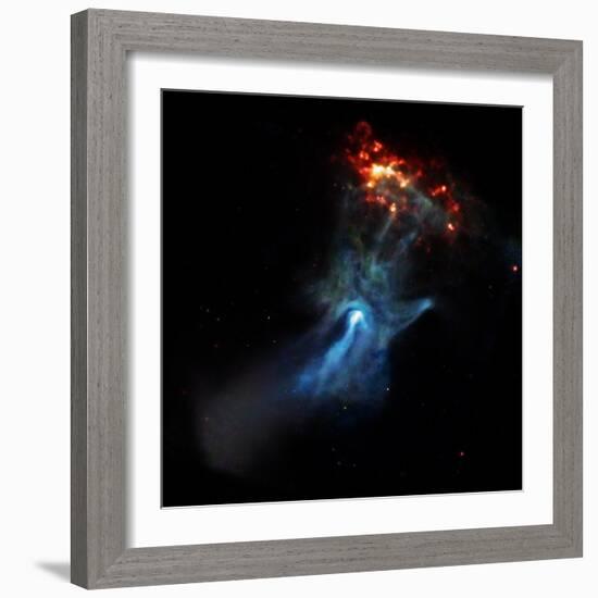 At the Center of this Chandra Image, a Pulsar, Responsible for this X-ray Nebula-null-Framed Photographic Print