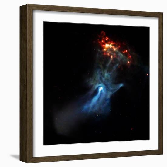 At the Center of this Chandra Image, a Pulsar, Responsible for this X-ray Nebula-null-Framed Photographic Print