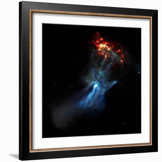 At the Center of this Chandra Image, a Pulsar, Responsible for this X-ray Nebula-null-Framed Photographic Print