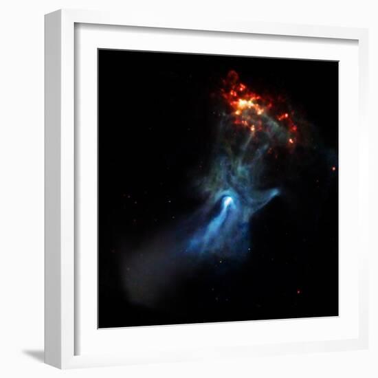 At the Center of this Chandra Image, a Pulsar, Responsible for this X-ray Nebula-null-Framed Photographic Print