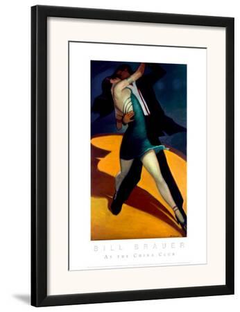 RETRO ART PRINT Harvest Moon by Bill Brauer