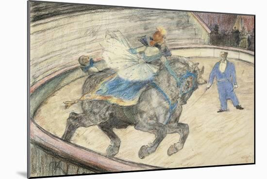 At the Circus: Work in the Ring, 1899-Henri de Toulouse-Lautrec-Mounted Giclee Print